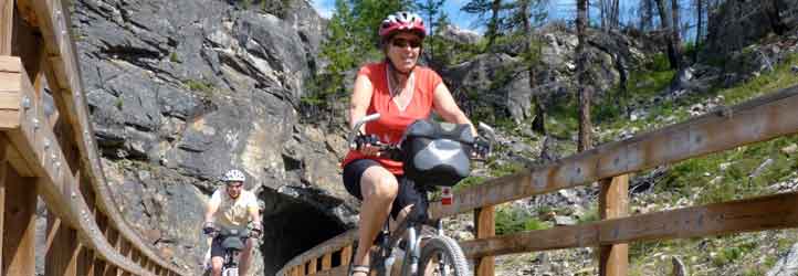 Radfahren im Westen Kanadas